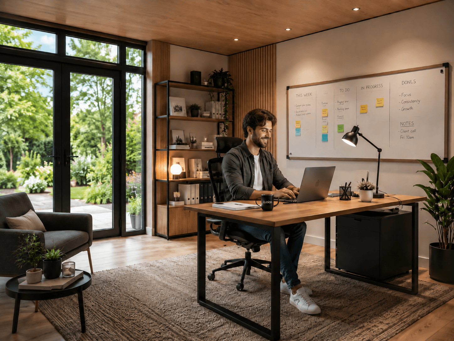 QubiQo-Wood-Systems-Tuinkantoor-inrichten-productieve-werkplek-Tuinkantoor-belasting-ZZPer