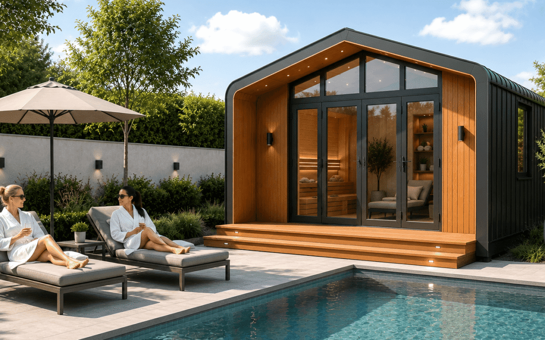 Sauna in de tuin bouwen: kosten en mogelijkheden